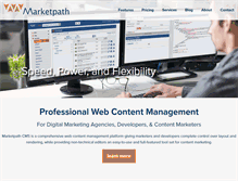 Tablet Screenshot of marketpath.com